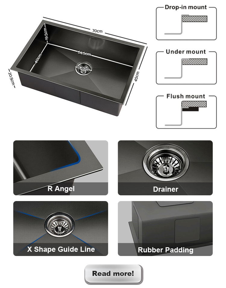 stainless steel kitchen sink