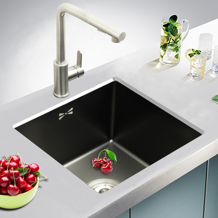 Customized 304 stainless steel kitchen sink single bowl