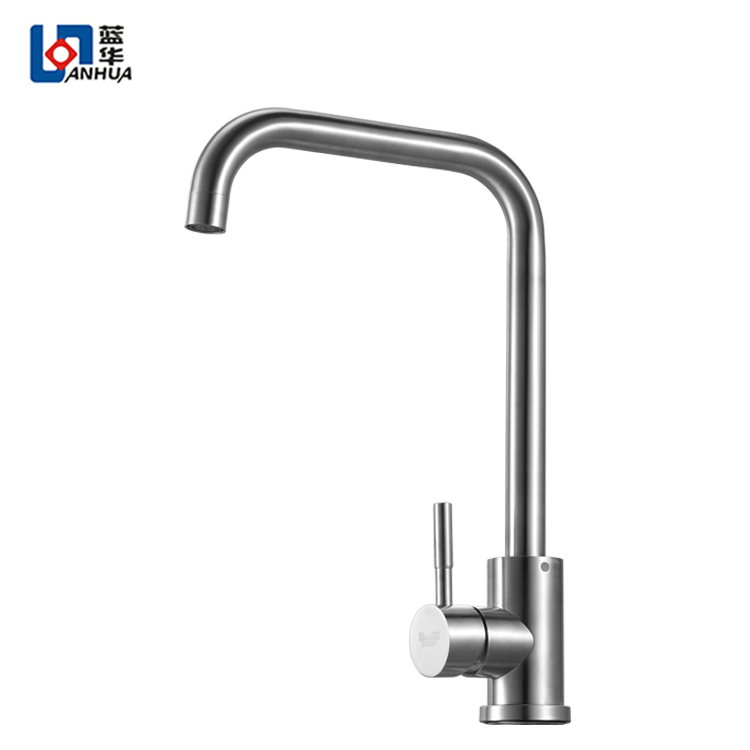 304 Stainless Steel Desk Mounted Kitchen Faucet