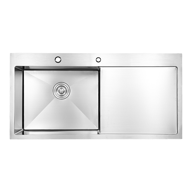 European Stylish Luxury Stainless Steel Kitchen Sinks With Drain Boardds